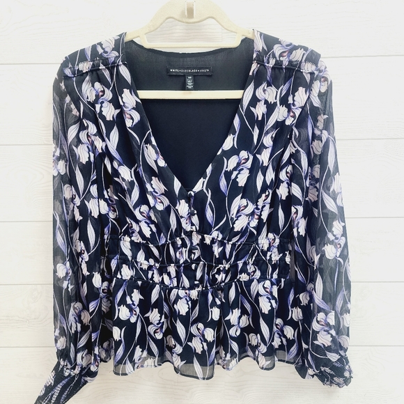 White House Black Market Tops - WHBM Dressy Blouse